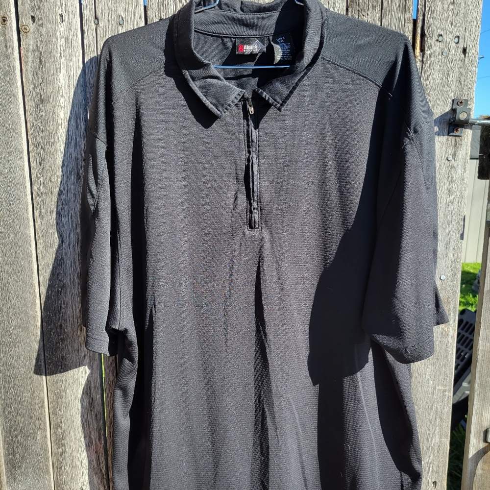 Alpine Design Black Polo Top sz XXL